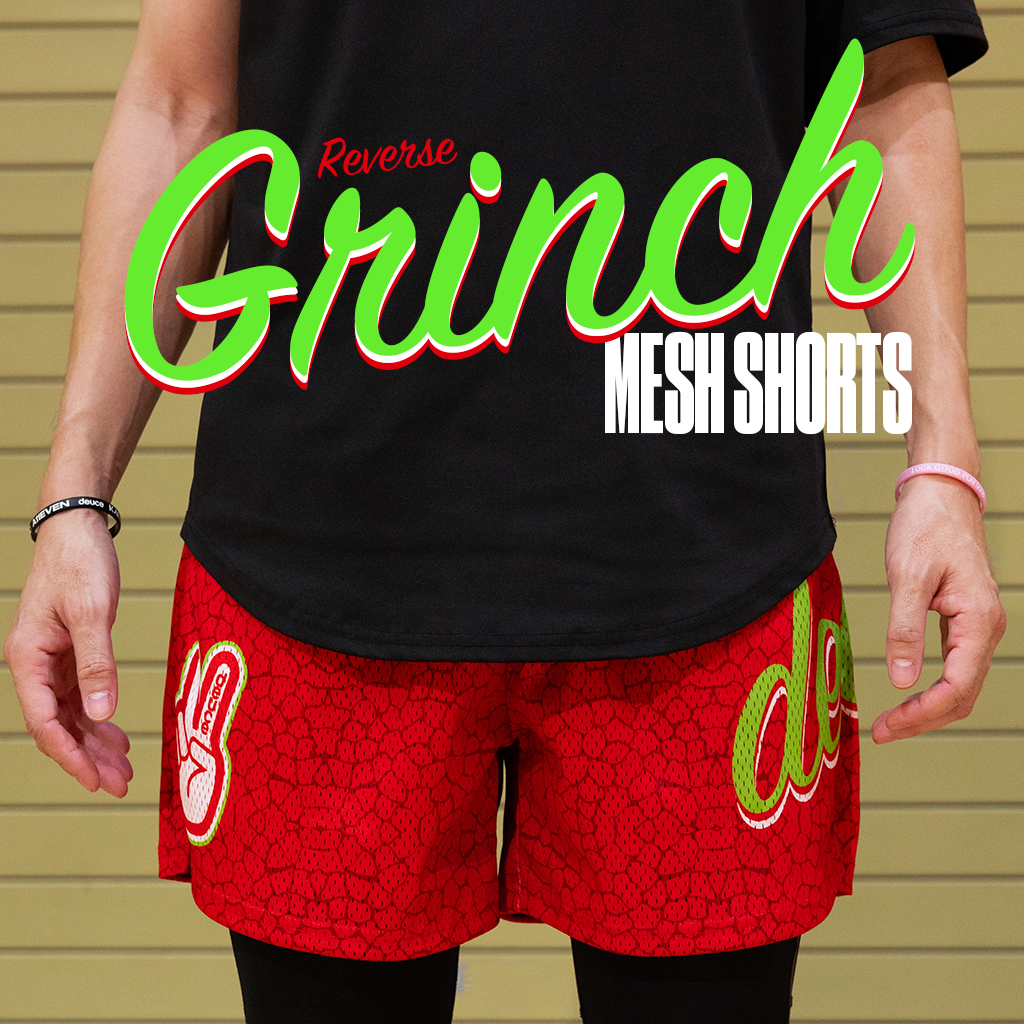 Deuce Brand Reverse Grinch Mesh Shorts