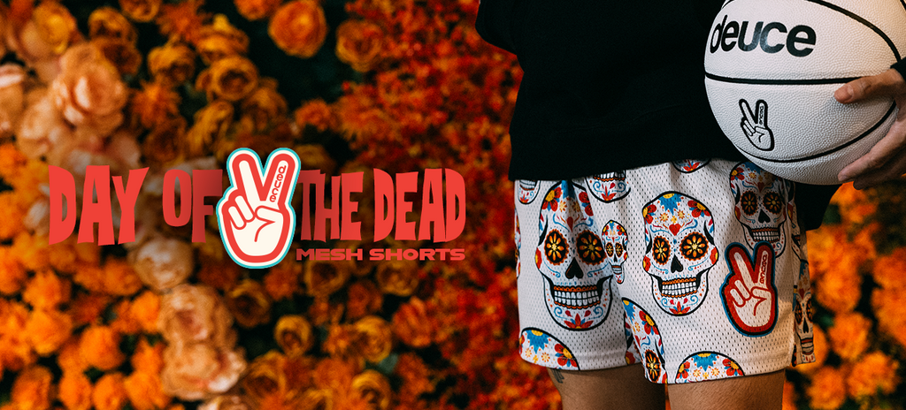 Exclusive Release: Deuce 'Day of the Dead' Mesh Shorts