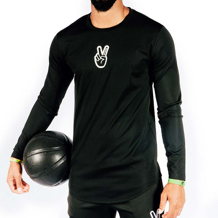 Deuce Athletic Long Sleeve Shirt Black Deuce Brand