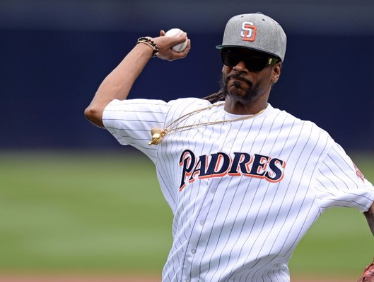 Snoop Dogg Throws Out First Pitch at Petco Park | San Diego