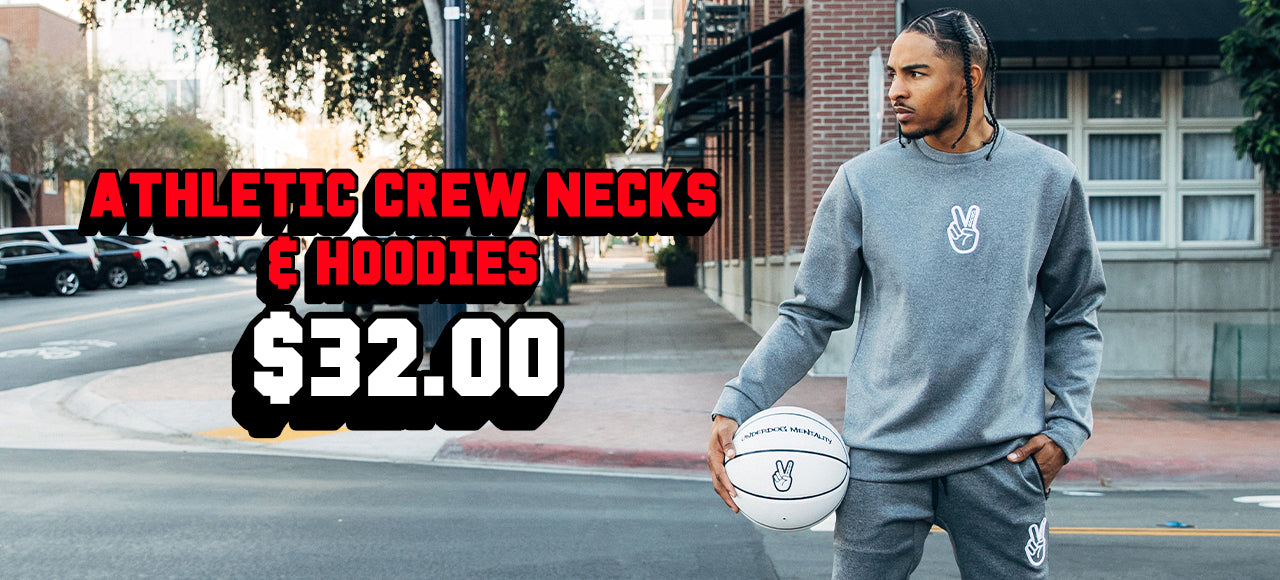 Athletic Hoodies & Crew Necks