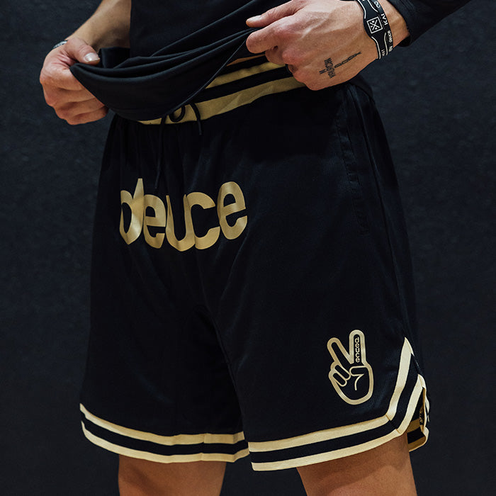 Deuce Vibe Shorts | Black/Gold