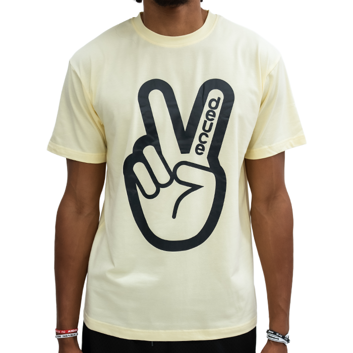 DEUCE ピースサイン Tシャツ アイボリーDeuce Hand T-Shirt | Foot Locker