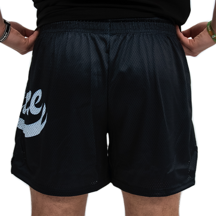 Deuce Mesh Shorts | Black Cursive – Deuce Brand