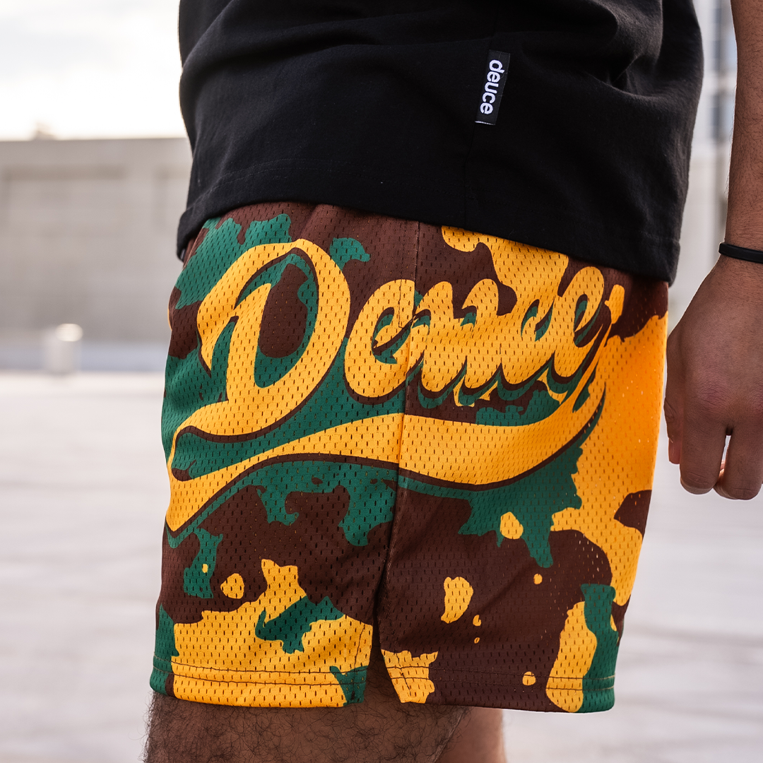 Deuce Mesh Shorts | Vintage Camo – Deuce Brand