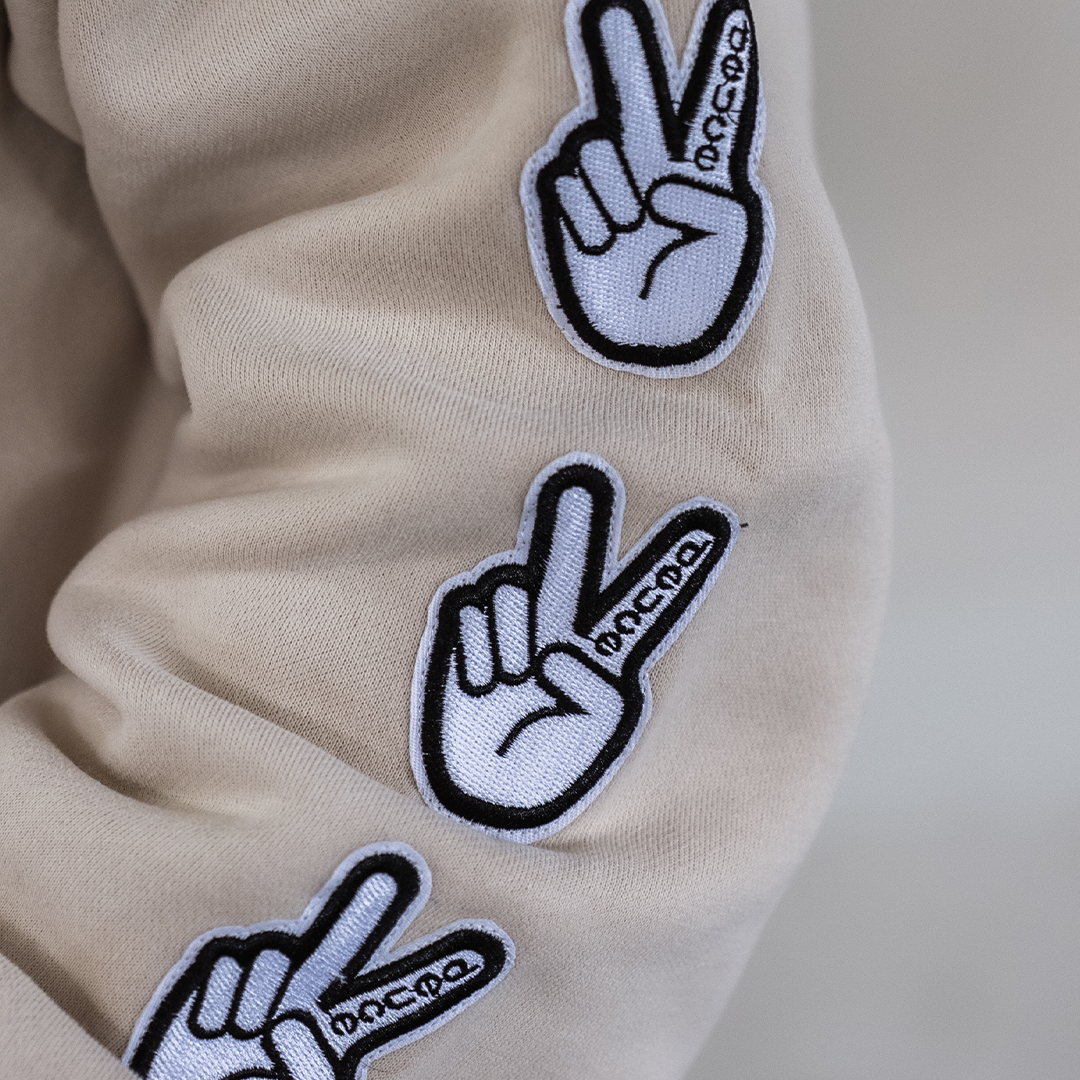 Deuce Peace Street Hoodie | Cream – Deuce Brand Deuce Peace Street Hoodie | Cream – Deuce Brand