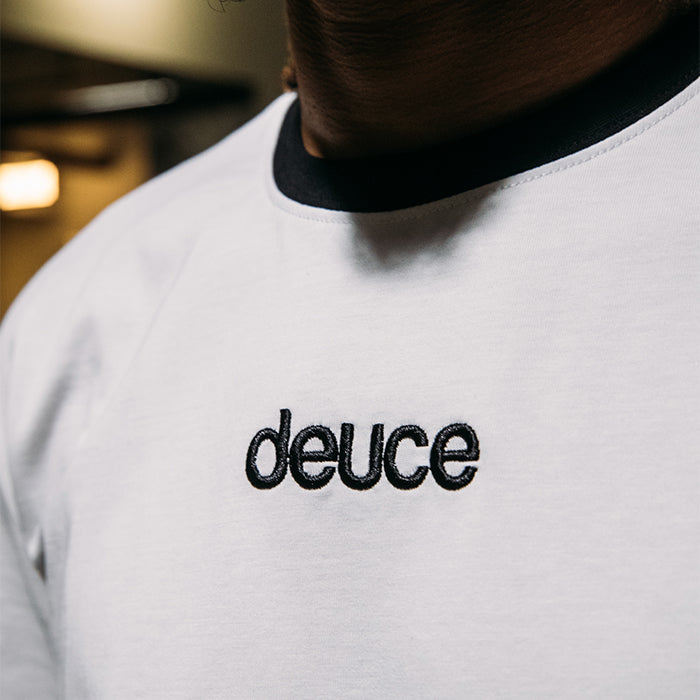 Deuce Peace Long Sleeve Shirt | White/Black/Red