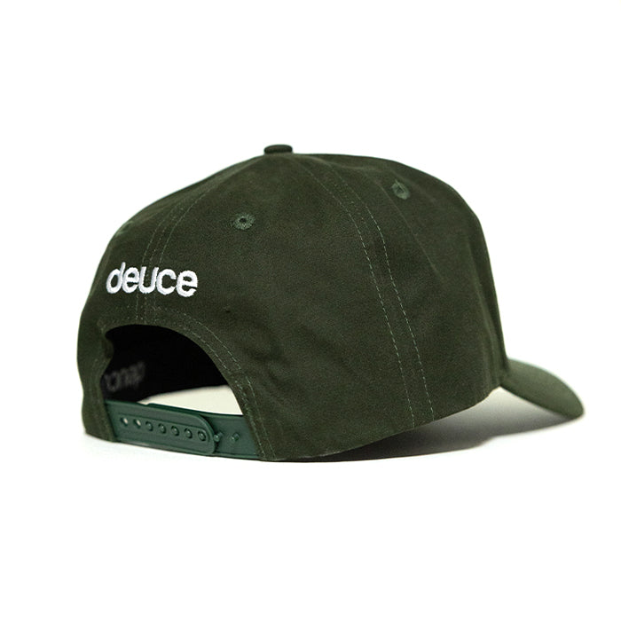 Deuce Brand peace logo forrest green snapback hat basketball