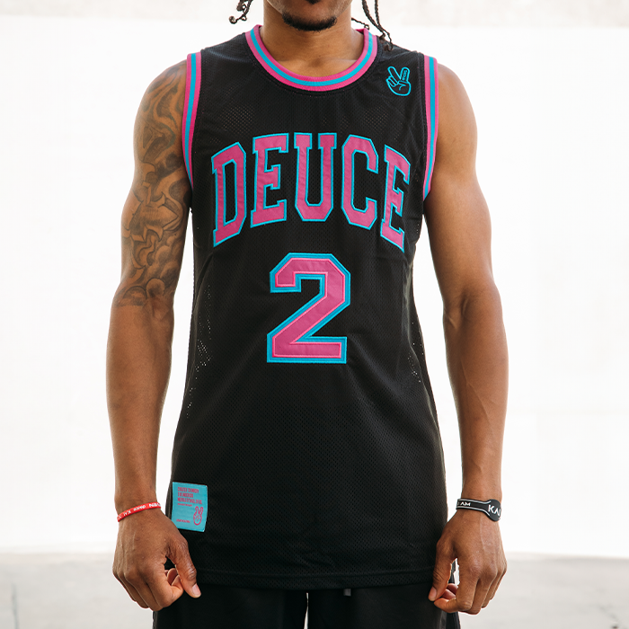 Deuce Basketball Jersey | Miami Vice 3XL / Black