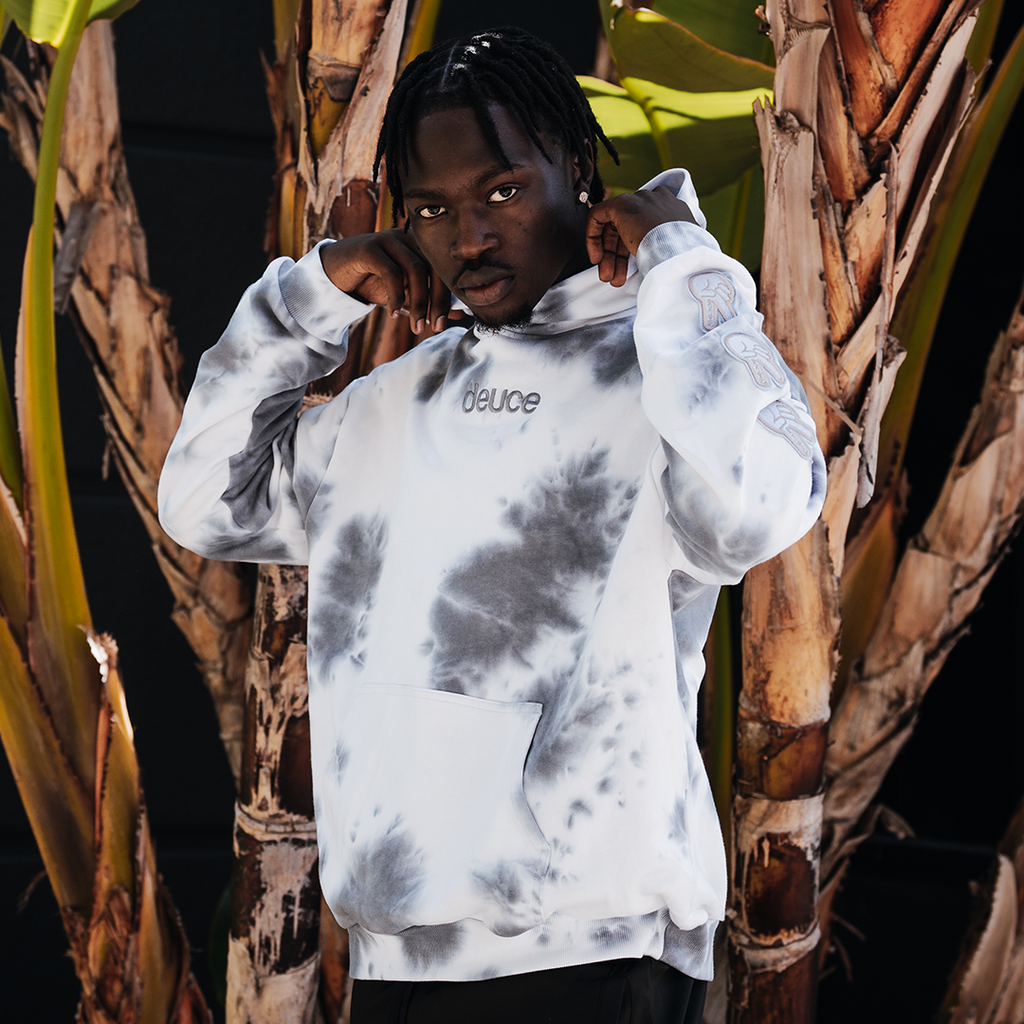 Deuce Peace Street Hoodie | Sky Tie Dye – Deuce Brand