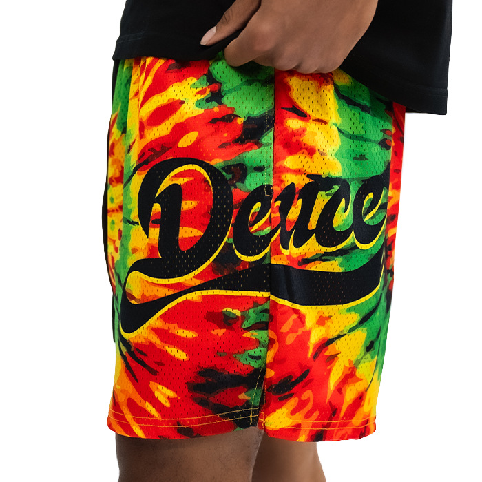 Deuce Mesh Shorts | Rasta – Deuce Brand Deuce Mesh Shorts | Rasta – Deuce Brand