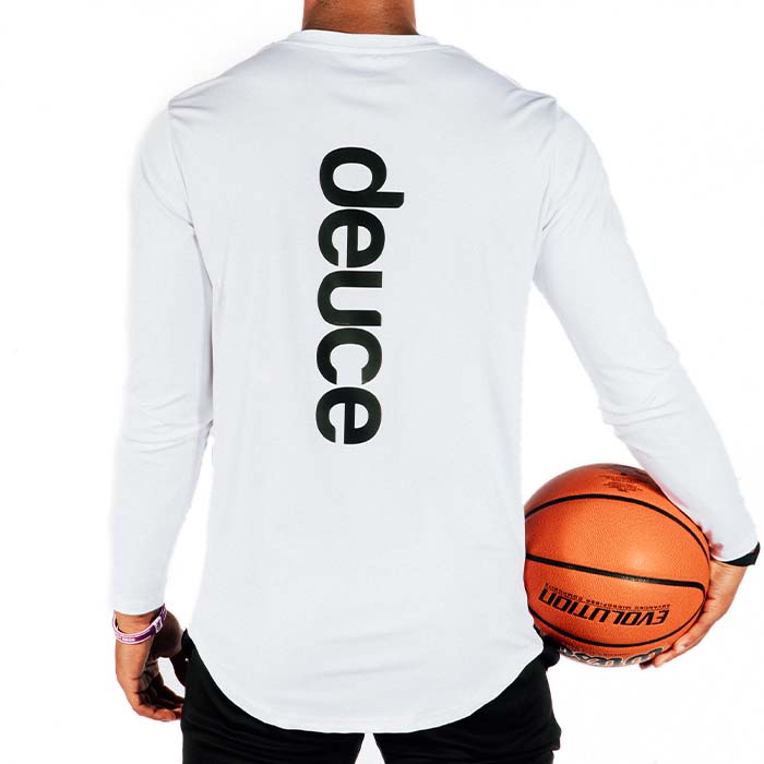 Deuce Athletic Long Sleeve Shirt | White 3XL / White