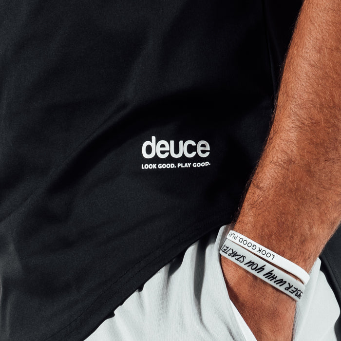 Deuce Brand athletic cut off Tee basketball training shirt