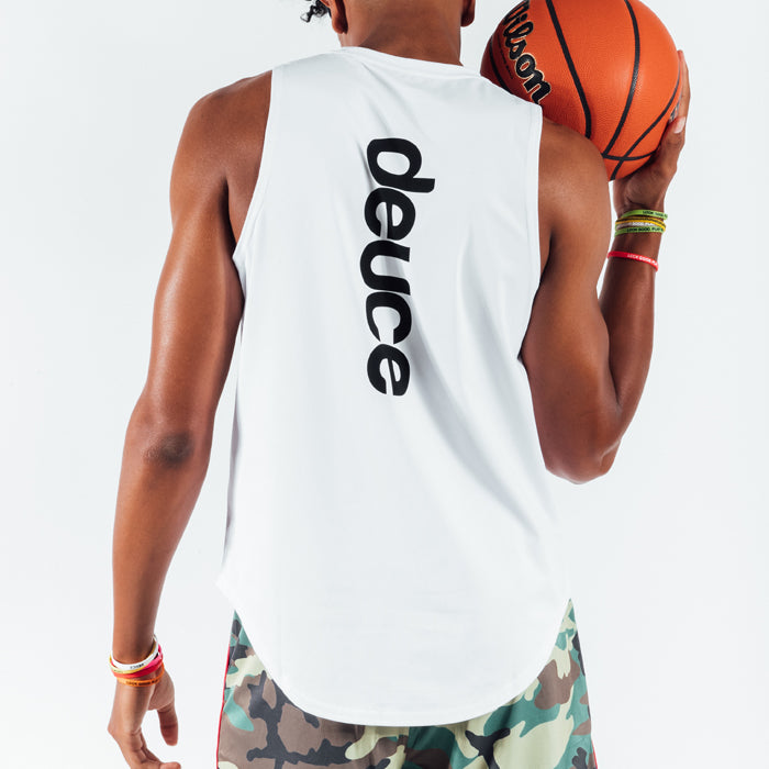 Deuce Brand athletic cut off Tee basketball training shirt