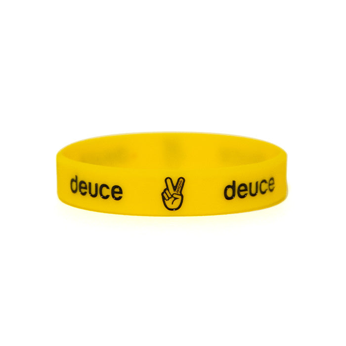 Deuce Baller Wristband | Yellow