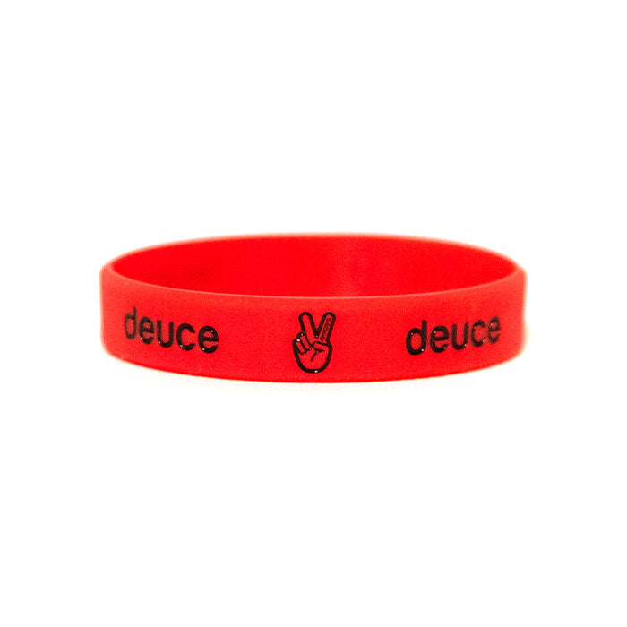 Deuce Baller Wristband | Red – Deuce Brand