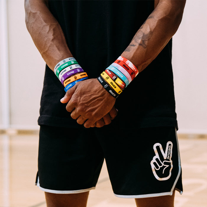 Deuce Brand baller wristband NBA cotton candy