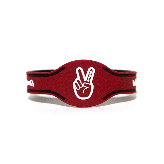 Deuce Brand 2.0 Silicone Basketball Wristband Red