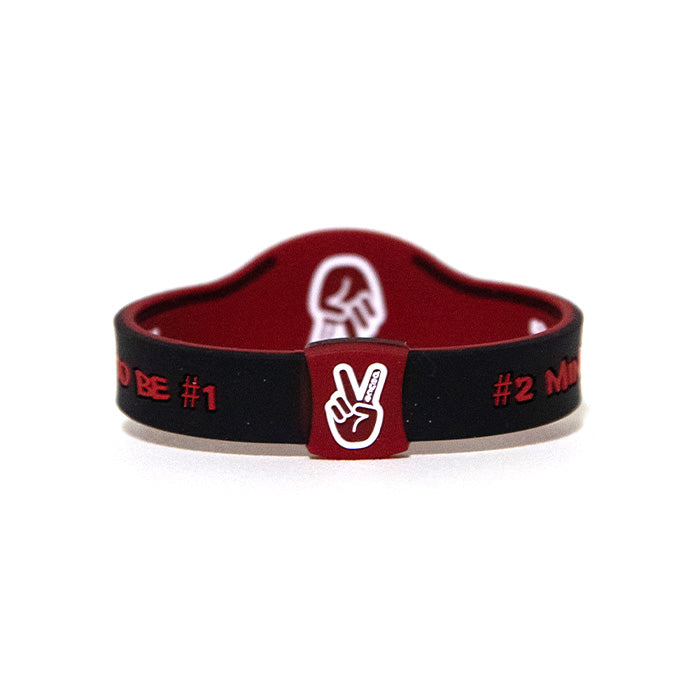 Deuce Brand 2.0 Silicone Basketball Wristband Red