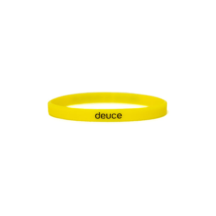 Deuce Skinnies | Underdog Mentality Wristband - Yellow Gold