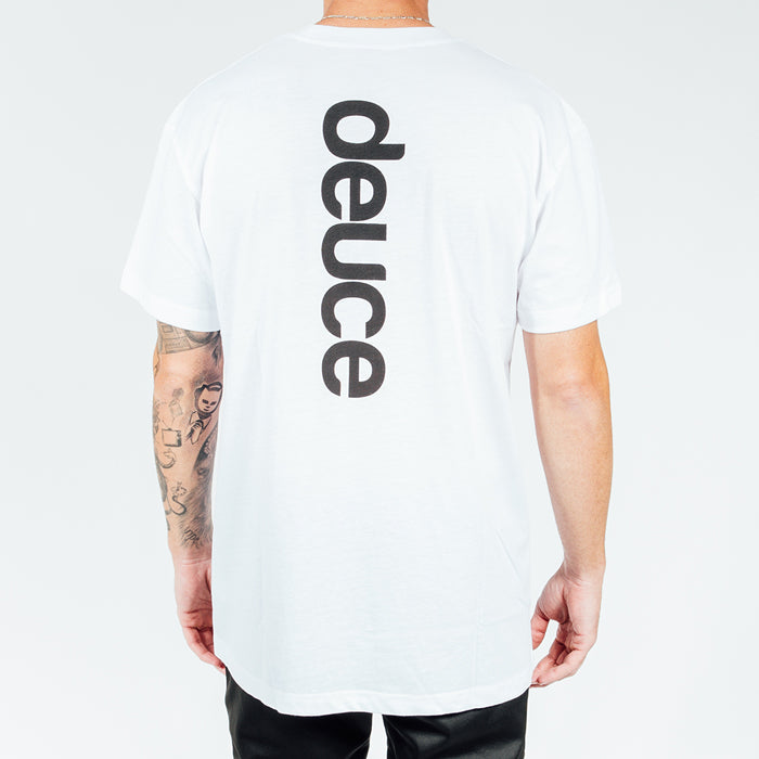 Deuce Brand basketball tshirt white NBA Peace Logo