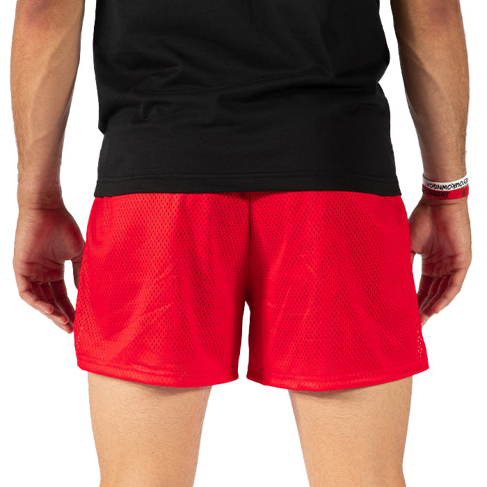 Deuce Mesh Shorts | Red