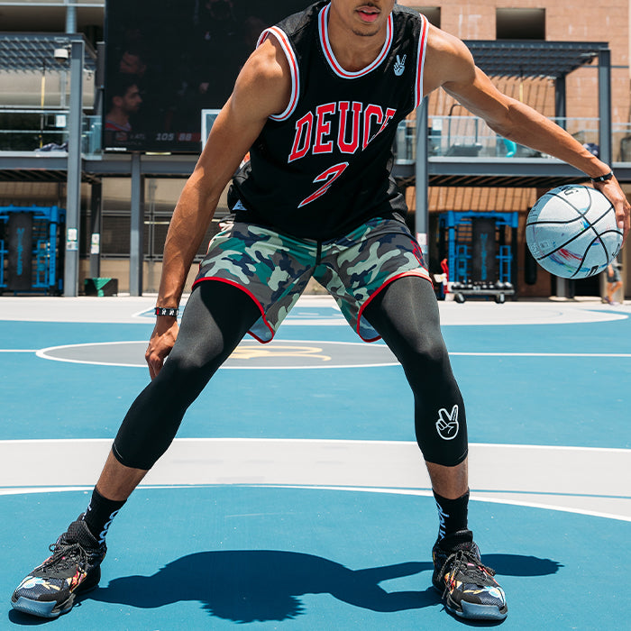 Deuce Brand 3/4 basketball tights NBA black